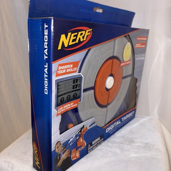 Nerf Digital Target Multiple Game Modes Lights Sounds New And Sealed - Picture 2 of 5